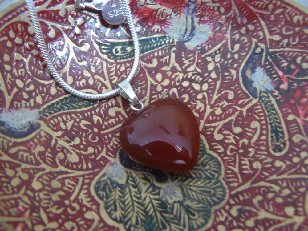 NÁDHERNÁ SADA KARNEOL SRDÍČKA