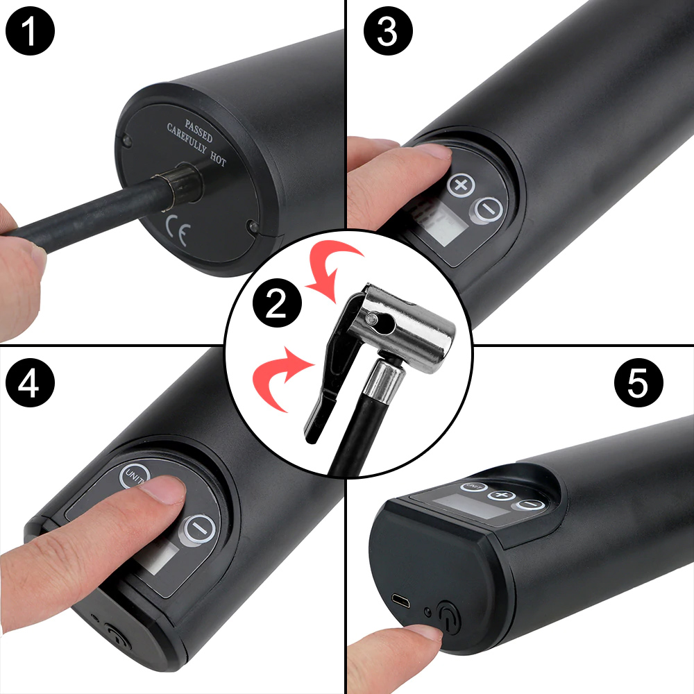 VÝKONNÝ SOFISTIKOVANÝ ELEKTRONICKÝ AKU KOMPRESOR