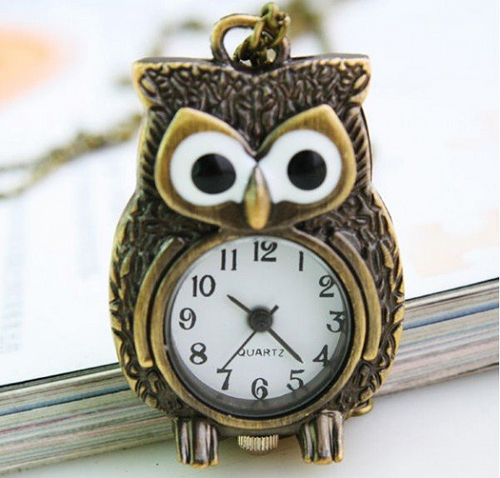 KOUZELNÉ HODINKY-NÁHRDELNÍK-SOVIČKA