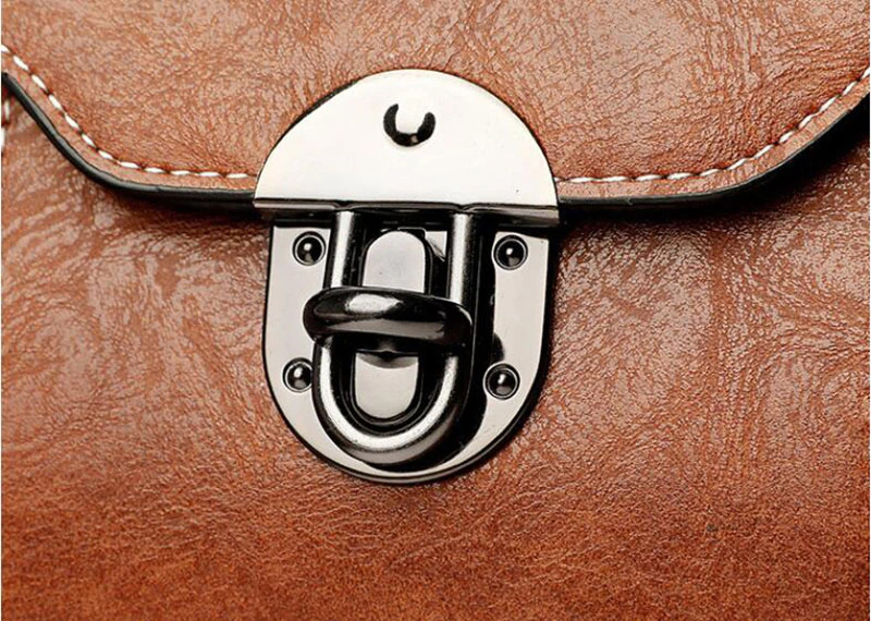 VINTAGE PU KOŽENÁ DÁMSKÁ KABELKA