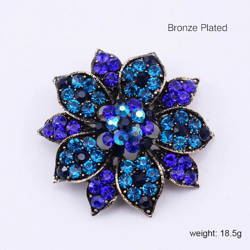 KRÁSNÁ VYKLÁDANÁ BROŽ KVĚT