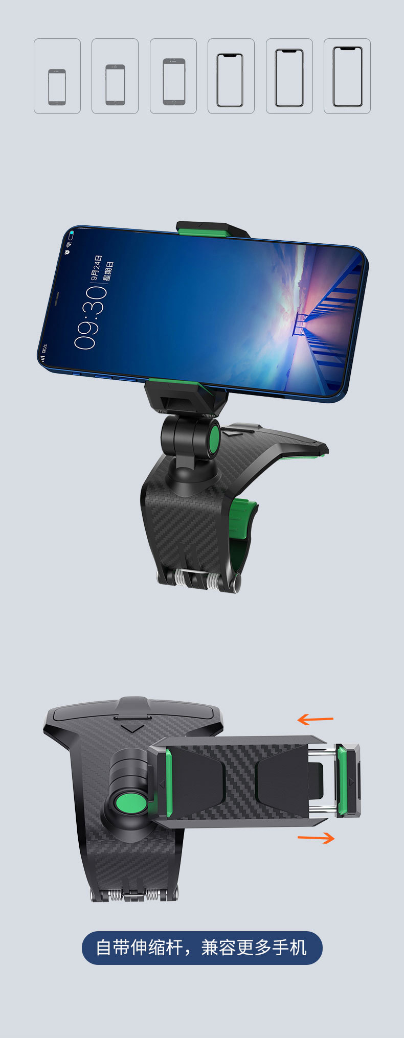 360stupňový DRŽÁK TELEFONU do AUTA
