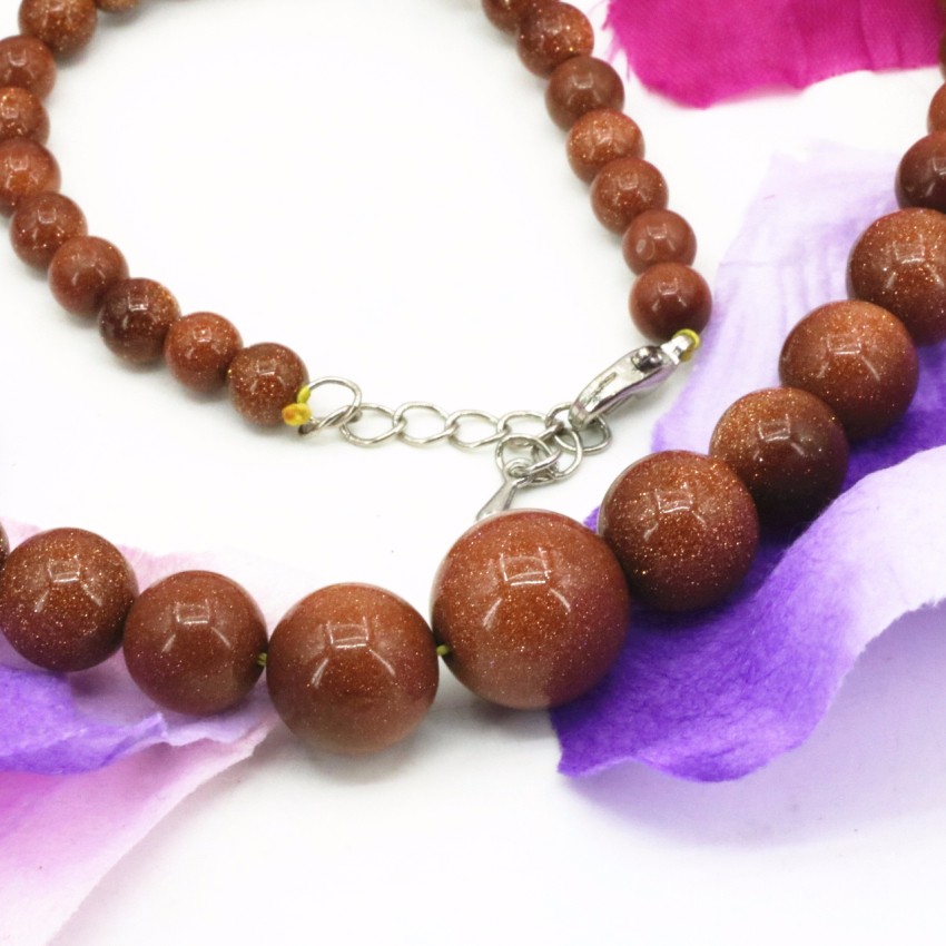 NÁHRDELNÍK ODSTUPŇOVANÝ ZLATÝ PÍSKOVEC....N073