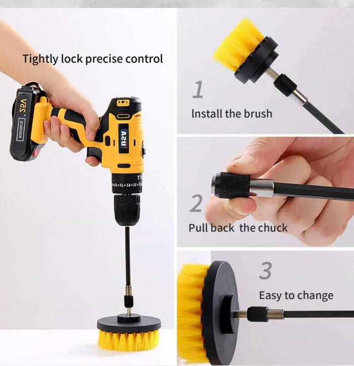 Sada KARTÁČŮ Do VRTAČKY 3ks