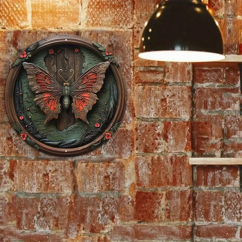 Krásná  DEKORACE MOTÝL CEDULE