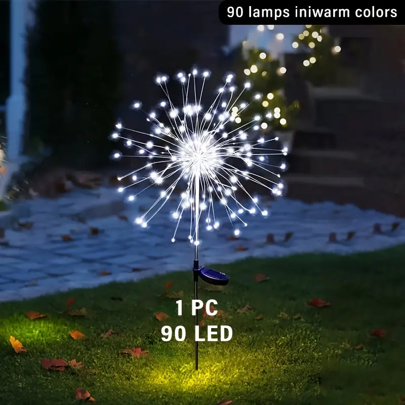 Solární OHŇOSTROJ nebo odkvetlá PAMPELIŠKA