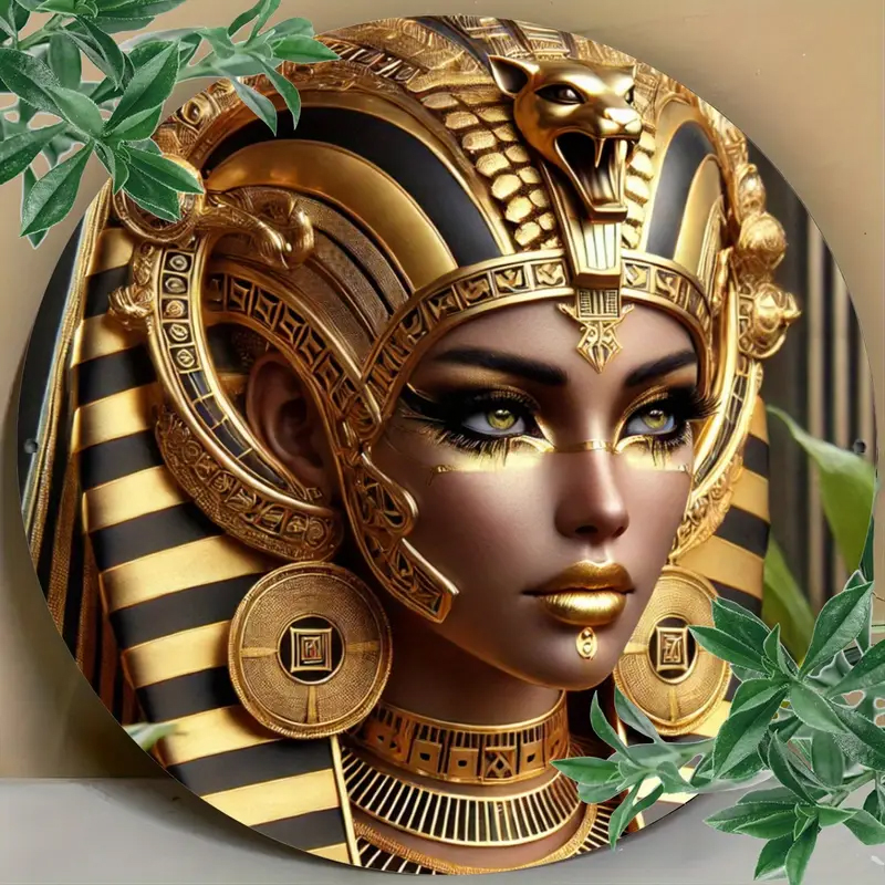 Nástěnná DEKORACE s Motivem Egyptské Královna