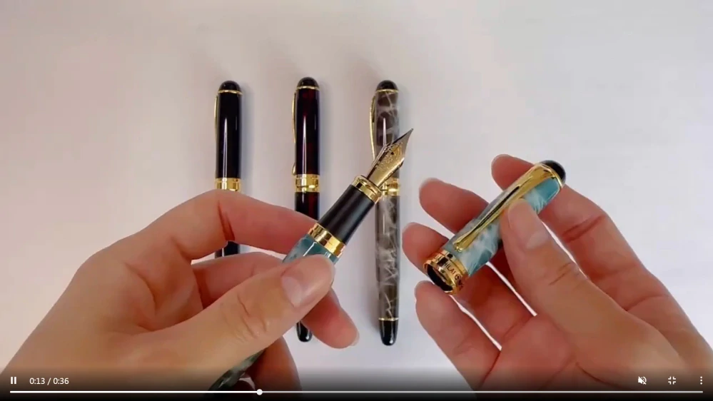 Luxusní kovové PLNICÍ PERO