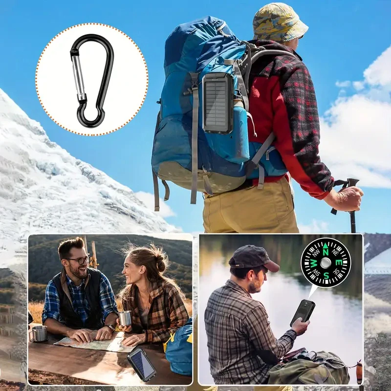 Vysokokapacitní SOLÁRNÍ POWER BANKA Kapacita: 8000mAh