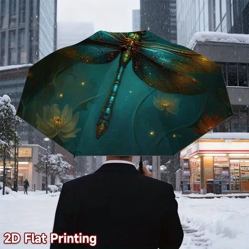 Stylový DEŠTNÍK & SLUNEČNÍK Vážky