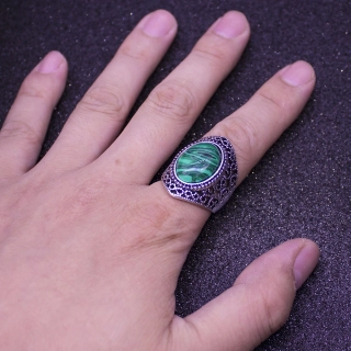 PRSTEN MALACHITOVÝ KÁMEN