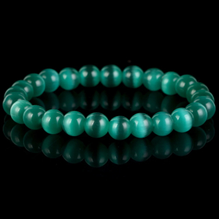 NÁRAMEK z přírodního kamene KOČIČÍ OČI 10 mm 