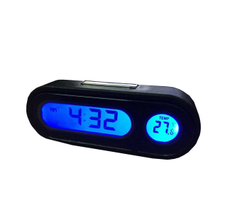 Mini elektronické HODINKY+TEPLOMĚR do AUTA apod