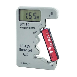 Digitální Universální ZKOUŠEČKA - TESTER BATERIÍ