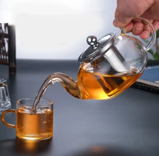 Krásná stylová skleněná KONVICE 800ml