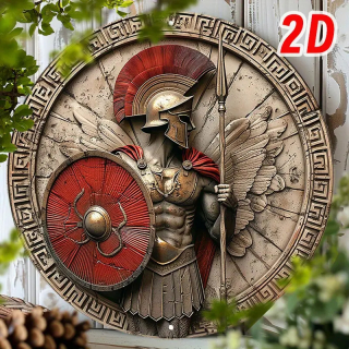 Kulatá kovová CEDULE 2D SPARTAN