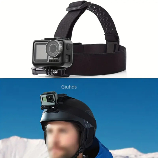 Otočný nastavitelný DRŽÁK na Hlavu  Pro kamery atd.