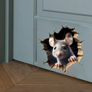 Rozkošná dekorace MYŠÍ DÍRA s MYŠÍ 