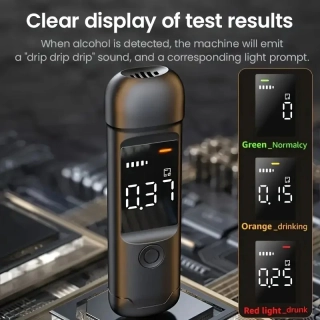 Pokročilý přenosný dechový ALKOHOLTESTER
