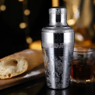 Nerezový kokteilový Boston bar PROFI SHAKERS Barový "ŠEJKR"