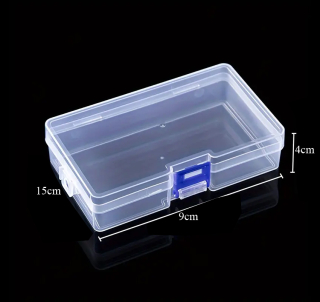 Průhledná praktická KRABIČKA - ORGANIZÉR 15x9x4