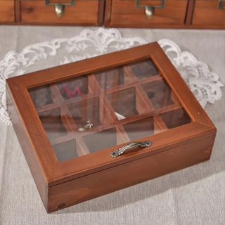 Stylový dřevěný BOX - ORGANIZÉR na ŠPERKY