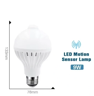 LED ÚSPORNÁ ŽÁROVKA s POHYBOVÝM SENZOREM DETEKTOREM POHYB - 5W