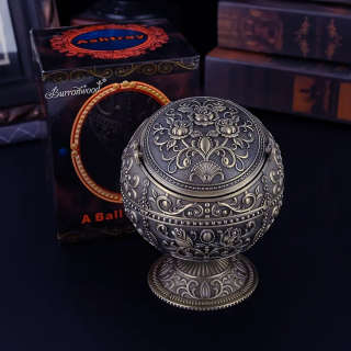 Vintage nádherný POPELNÍK Dekorace