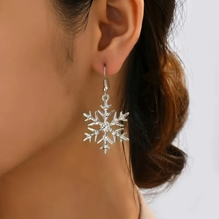 NÁUŠNICE SNĚHOVÉ VLOČKY